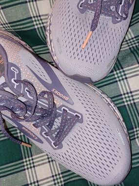 Brooks Women's Running Shoes - GHOST 14 Lavender with Peach Highlights